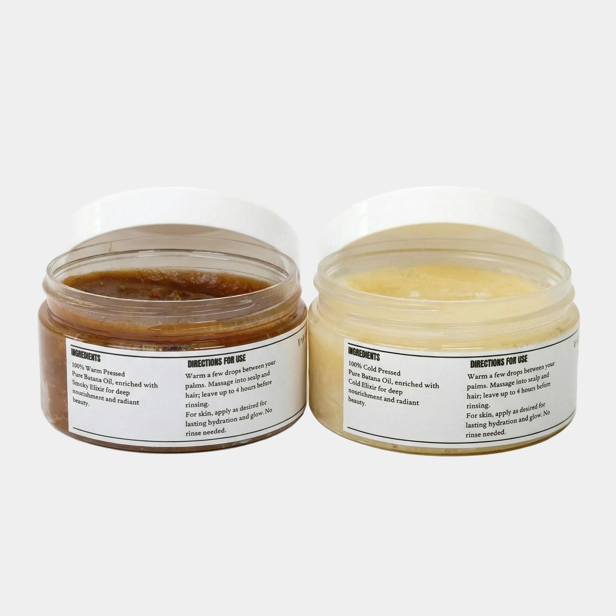 Batana Oil Duo Set - 100% Cold & Warm Pressed Hair & Skin Care | VALÉNCIA 200ml