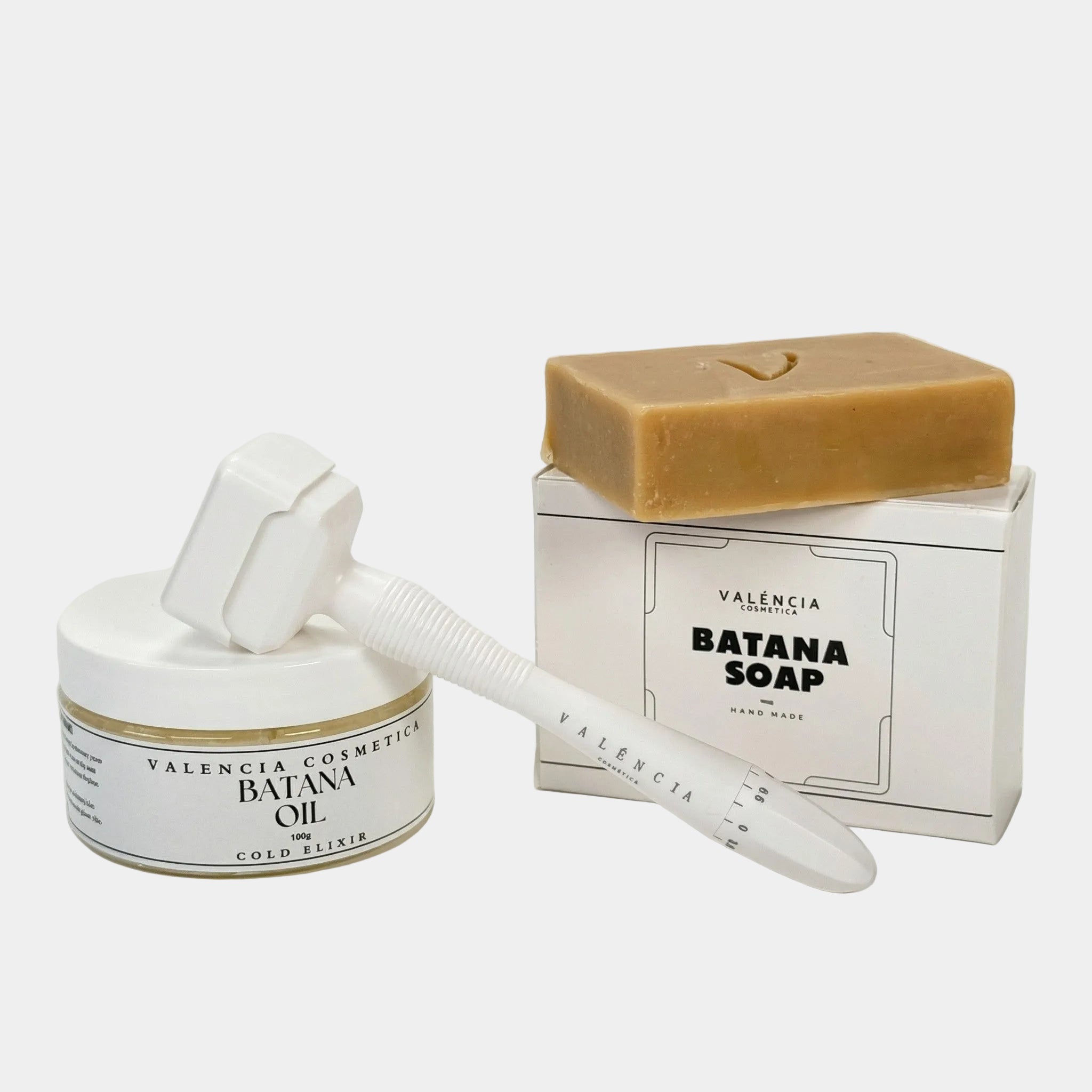 100% Kallpressad Batana Oil Set - Komplett med Microneedling & Tvål | VALÉNCIA