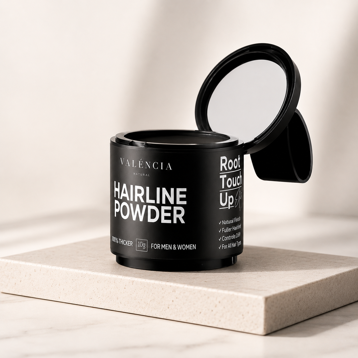 Hairline Powder - Root Touch Up Shadow for Hair & Scalp | VALÉNCIA 10g