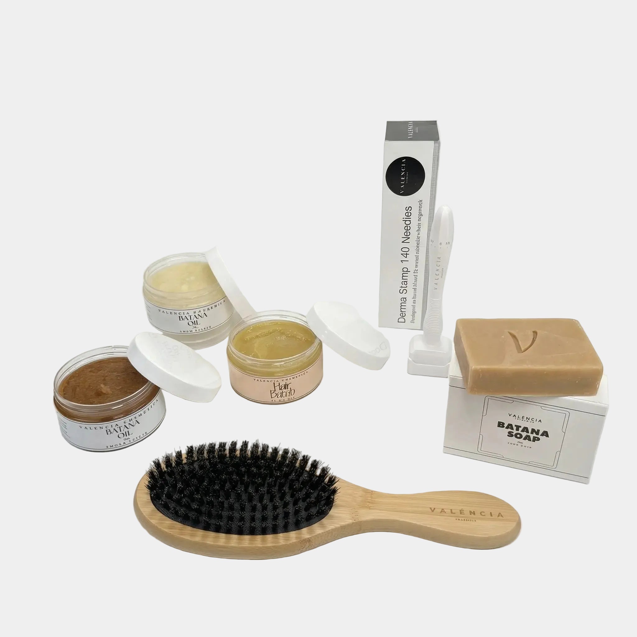 Hair Growth & Skin Care Kit - Complete Set with Batana Oil & Hair Bomb | VALÉNCIA